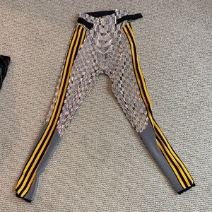 Adidas Reflective Leggings - Yellow and Black 2XS